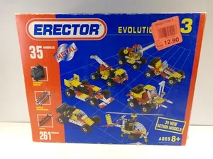 Meccano Erector Evolution 3 Action Model Set 35 Metal Models 261 piezas Nuevo en caja - Imagen 1 de 3