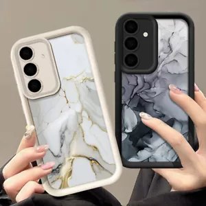 Marble Case For Samsung Galaxy A16 A55 A26 A54 S24 S25 Ultra Slim Silicone Cover - Bild 1 von 14