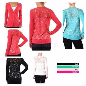 SOFRA LADIES CARDIGAN WITH EMBROIDERY (CD002) S M L - Picture 1 of 1