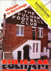 1982/83 FULHAM V BLACKBURN ROVERS 09-10-1982 DIVISIONE 2 - Foto 1 di 1