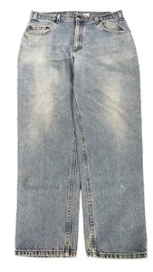 Vintage 1998 Levi Brown Tab 545 Loose Faded Distressed Denim Jeans Mens 36x32 - Picture 1 of 9