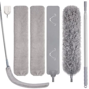 Feather Duster Set 4 Pieces 30100 Inch Retractable Gap Dust Cleaner And Feathe - Picture 1 of 7