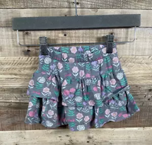 Jumping Beans grau Blumen Rüschen Mädchen Gr. (3T) Rock Schlag Shorts unter Unterteil - Bild 1 von 3