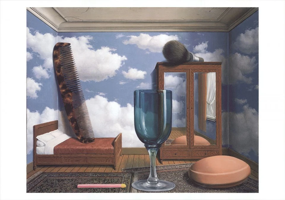 Les valeurs personnelles by Rene Magritte Art Print 2015 Poster 27.5x39.5 - Изображение 1 из 1