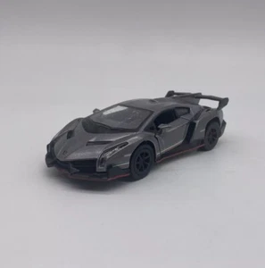 Kinsmart 1:36 Gray Lamborghini Veneno Die Cast - Picture 1 of 6