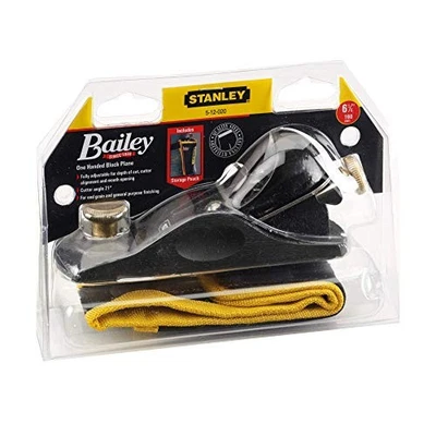 STANLEY 6.1/4" Fully Adjustable Block Plane with Storage Pouch, 5-12-2020 - Image 1 of 2