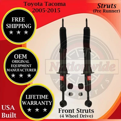 Puntales delanteros KYB OEM para Toyota Tacoma 2005-2015 2,7 L 4,0 L 4X4 Pre Runner Foto 1 de 4