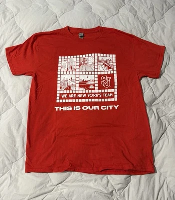 St John’s University Red Storm T-Shirt Size L - Image 1 of 3