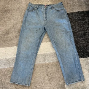 Chaps Denim Mens Relax Fit Blue Jeans 38x30 Medium Wash. CB-12 - Picture 1 of 15