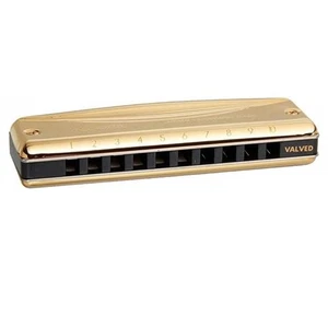 Suzuki Promaster Gold Valved MR-350GV Harmonica Key of F - Picture 1 of 1
