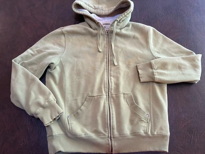 Talla S GANDER MOUNTAIN Sudadera con Capucha Sherpa Polar Interior Verde Cremallera Pesada Foto 1 de 4