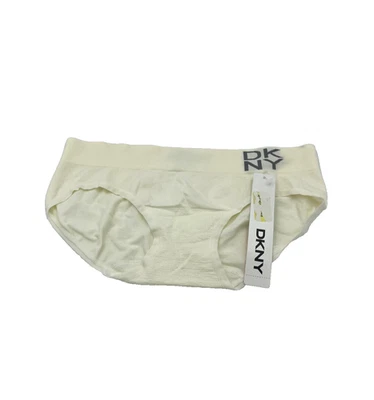 DKNY Woman's Seamless Underwear Panty Bikini Small 570046 White 6FX - Image 1 of 2