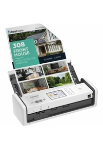 Escáner de escritorio compacto inalámbrico Brother ADS-1800W con pantalla táctil a color - Imagen 1 de 7