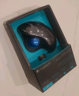 Logitech M570 Wireless Trackball Mouse – Ergonomic Design NEW SEALED  - Image 1 of 3