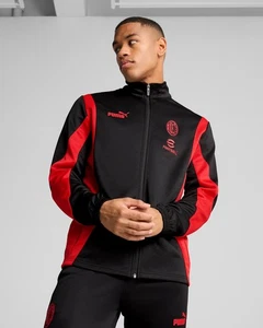 Ac Mailand Milan Puma Sport suit jacket jacke 2025 ftblARCHIVE Schwarz - Picture 1 of 12