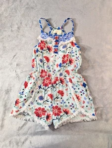 Matilda Jane Girl's size 4 Tug Of War Short Romper w/Fringe The Adventure Begins - Picture 1 of 5