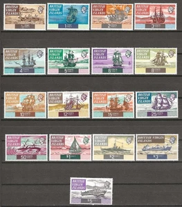 ISOLE VERGINI BRITANNICHE 1970/74 SG 240/256 OTTIME CONDIZIONI - Foto 1 di 2