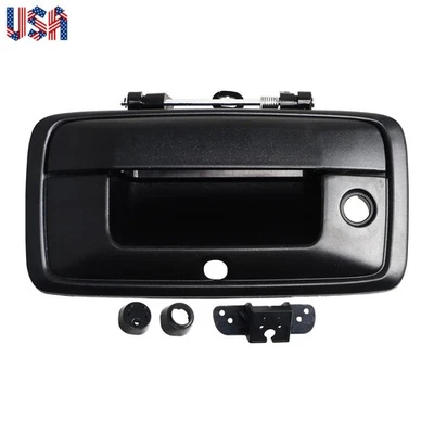 Manija del portón trasero con orificio de cámara para GMC Sierra 1500 2500 HD 3500 HD 2014-2018 EE. UU. Foto 1 de 4