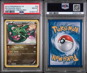 Rayquaza Legendary Treasures Holo PSA 8 #93 NEW CERT - Picture 1 of 1