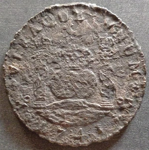 Spanish Colonial Mexico, Silver 8 Reales, 1741 MF, Sea Salvage - Picture 1 of 2