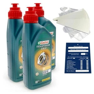 3 Litro Originale Castrol Axle Epx 80W-90 Trasmissione Api GL-5 Man 342 M2 Set - Foto 1 di 4