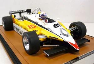 RENAULT RE30B F1 Brazil GP 1982 Alain Prost  WINNER  LTD TECNOMODEL 1:18 - Foto 1 di 7