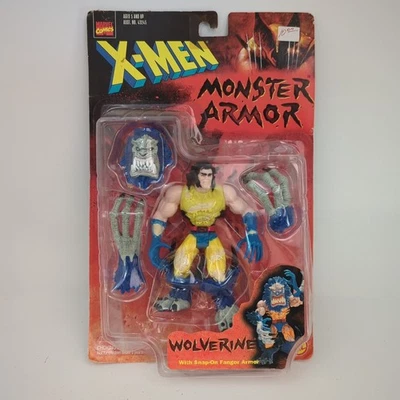 Boneco de ação Toy Biz Marvel Comics Wolverine Monster Armor Logan 1997 lacrado OG - Imagem 1 de 4