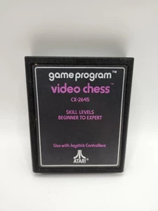 Video Chess (Atari 2600, 1978) Authentic Cartridge Only Tested Mint Rare Retro  - Picture 1 of 6