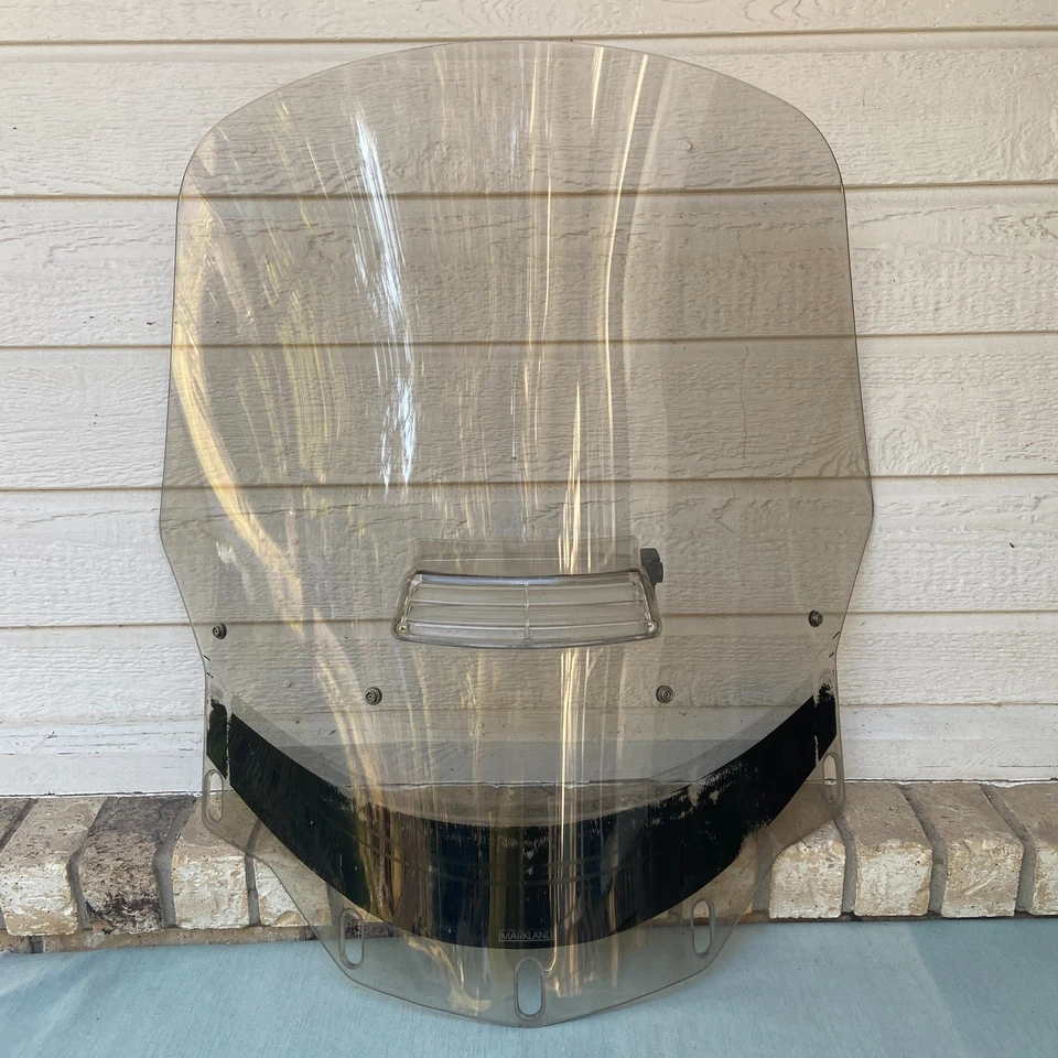 Markland Honda Gold Wing GL1500 Windshield Wind Screen Vent and Lever Smoke Used - Image 1 of 4