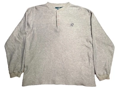Big Dogs Vintage Mens Classic Long Sleeve Pullover Henley Sweater,Grunge|Size:M - Image 1 of 4