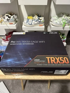 ASUS PRO WS TRX50-SAGE WIFI AMD TRX50 sTR5 Desktop Motherboard Open Box Cond. - Picture 1 of 11