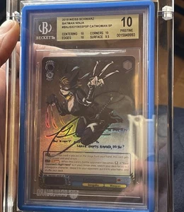 Catwoman dc comics Sx01-065 Sp Bgs 10 Psa Batman Ninja Weiss Schwarz Bnj cgc - Picture 1 of 19