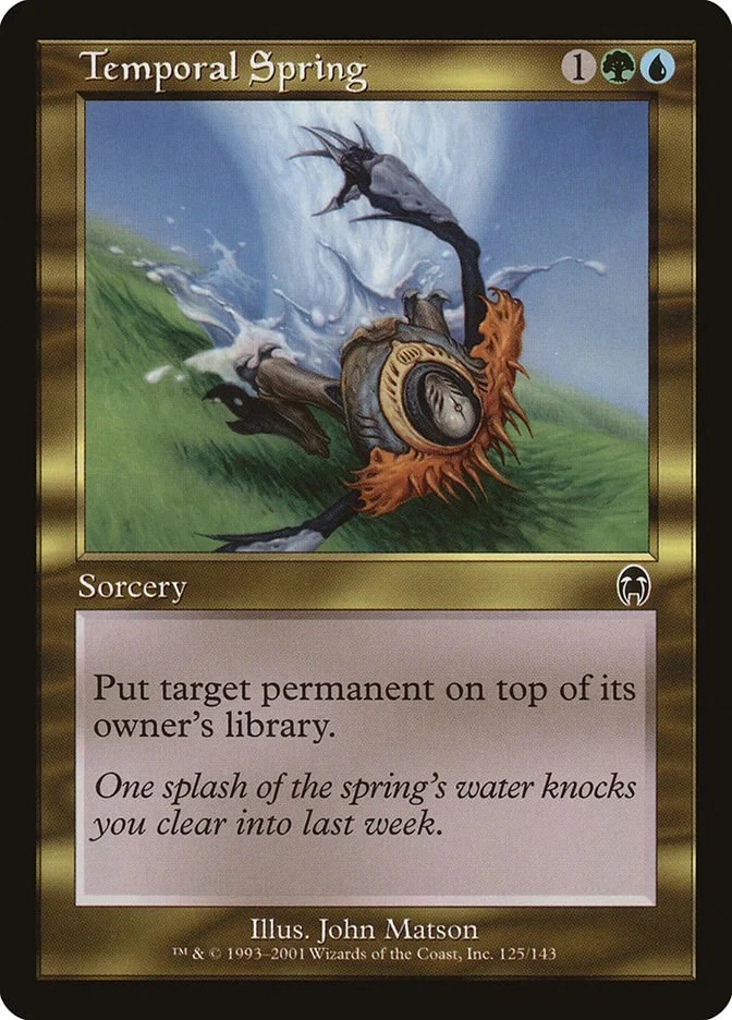 Temporal Spring - 125 / English / Moderately Played - Image 1 of 1