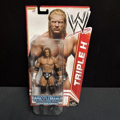 WWE TRIPLE H ACTION FIGURE WRESTLEMANIA Heritage series mattel 2011 superstar 22 - Imagem 1 de 4