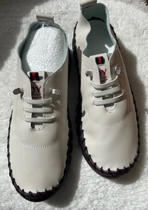 Leather Summer Shoes Flat Size 41 Slim - Picture 1 of 4