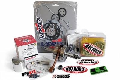 Kawasaki KX65 KX 65 2006-2025 Hot Rods kit de extremo inferior juntas de pistón Wiseco ¡NUEVO! Foto 1 de 4