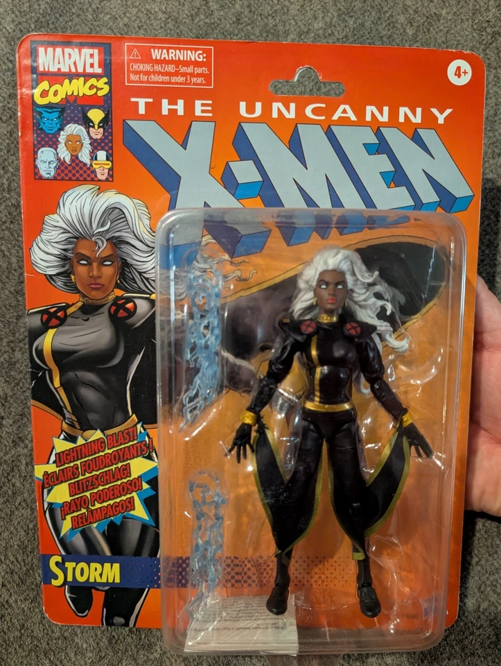 The Uncanny X 战警漫威传奇 6 英寸复古黑色套装可动人偶 — 第 1/1 张图片