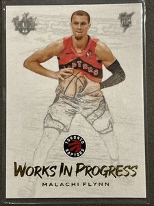 2020-21 Panini Court Kings Works in Progress Malachi Flynn #24 Rookie RC - Picture 1 of 3
