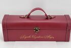 Empty Tequila Cazadores Anejo Red Faux Leather Travel Case RARE