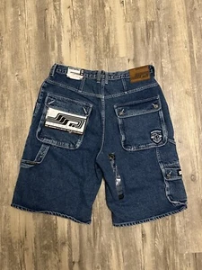Vintage Y2K Southpole Carpenter Jorts Sz 38 VTG RARE BAGGY JNCO WIDE LEG SKATER - Picture 1 of 13
