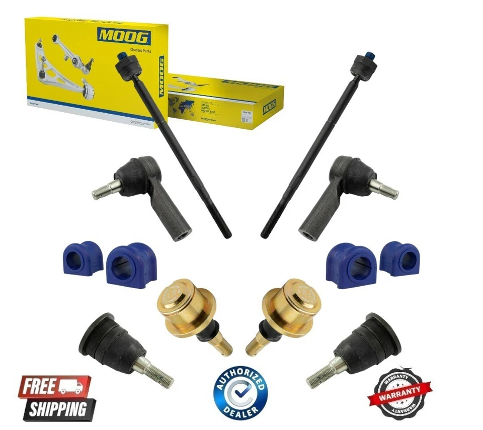 NUEVO MOOG Kit de bujes y barras de amarre de barra estabilizadora delanteras para Ram 1500 Foto 1 de 1