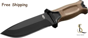 Gerber StrongArm Fixed Blade Knife – Plain Edge, Coyote Brown – New in Box - Picture 1 of 13