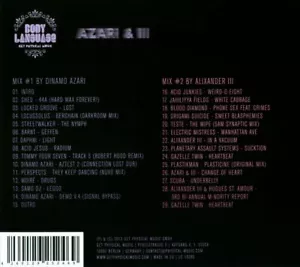 ALIXANDER III/DINAMO AZARI/AZARI & III - BODY LANGUAGE, VOL. 13 [DIGIPAK] NEW CD - Picture 1 of 1