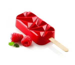 Geometrical Popsicle Mold, Cakesicle Mold, Silicone Ice Cream Baking Mold - Picture 1 of 3