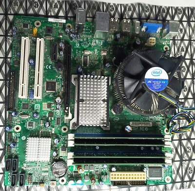 Intel Desktop Board LGA775, INTEL Core2 Quad Q9550 CPU, 4GB Elpida PC2-5300 RAM - Image 1 of 4
