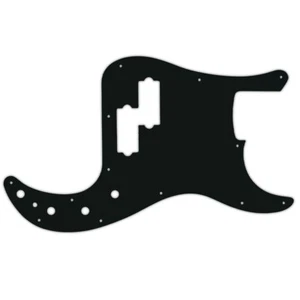 Pickguard Fender 2005-On MIM Deluxe Active Special P bass black - Picture 1 of 1