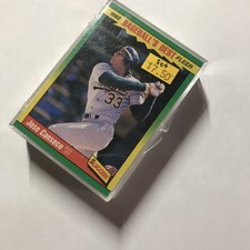 1988 Fleer Baseball's Best MLB Best Sluggers vs. Pitchers Set 1-44 Canseco