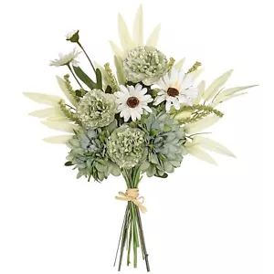 Artificial Flowers Bouquet Silk Floral Arrangements Faux Flowers Plant for Ho... - Picture 1 of 7