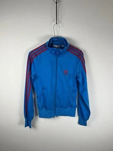 Adidas Firebird Sudadera Chándal Azul Rojo TALLA S Mujer Deporte Top Chaqueta - Imagen 1 de 12
