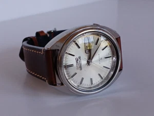 Vintage 1970 Seiko 5 Actus 21 Jewels 7019-7070 Automatic Men's Watch Japan - Picture 1 of 24